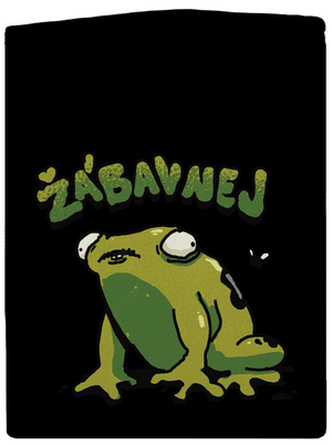 Žábavní pánská mikina na zip Black