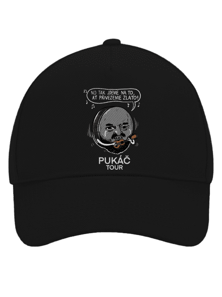 Pukáč tour kšiltovka baseballka Black