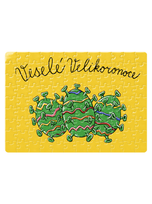 Veselé Velikoronoce puzzle White