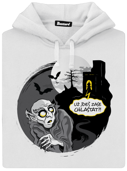 Nosferatu dámská mikina klokanka White