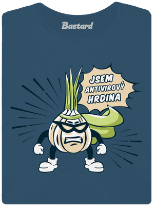 Antivirový hrdina dámské tričko premium Petrol Blue