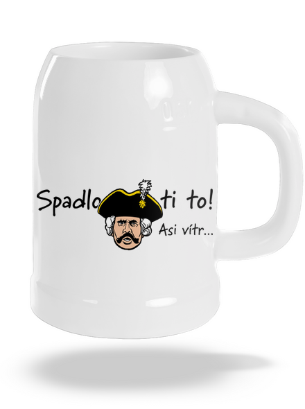 Spadlo ti to půllitr White