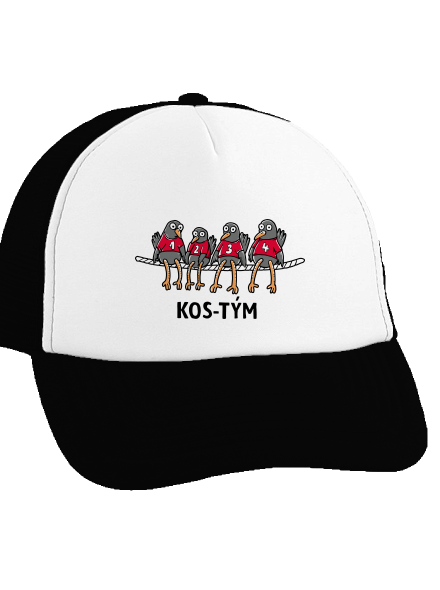 Kos-tým kšiltovka truckerka Black cap