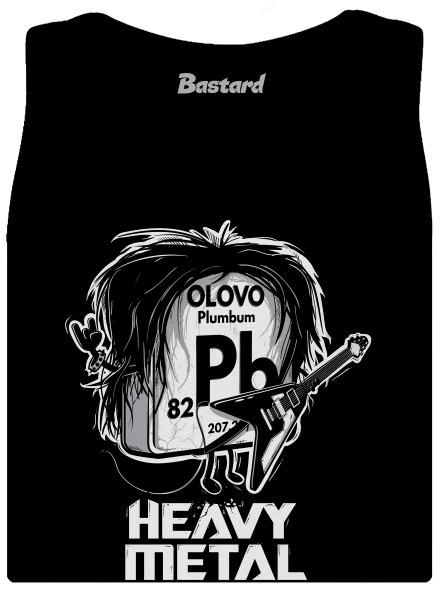 Heavy Metal dámské tílko klasické Black