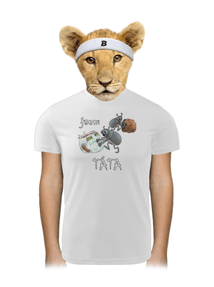 Jsem táta a máma dětské sportovní tričko White