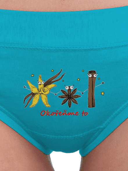 Okořeňme to dámské kalhotky Turquoise