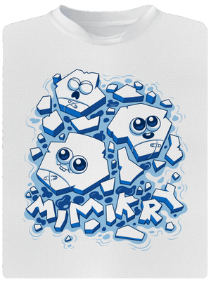 Ledové mimikry pánské sportovní tričko White