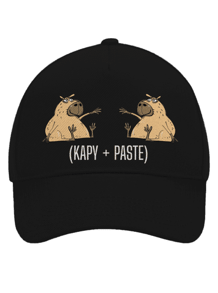 Kapy paste kšiltovka baseballka Black