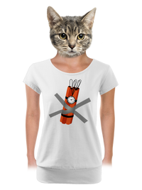 dámské tričko s lemem