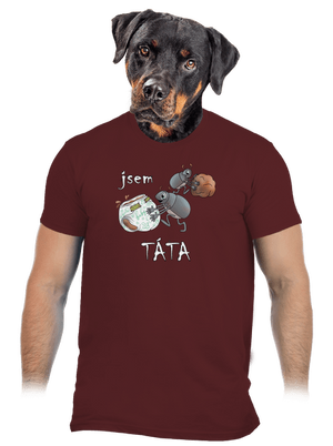 Jsem táta a máma pánské tričko Chocolate