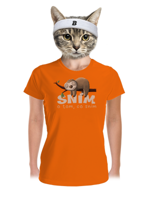 Sním o tom, co sním dámské sportovní tričko Neon Orange