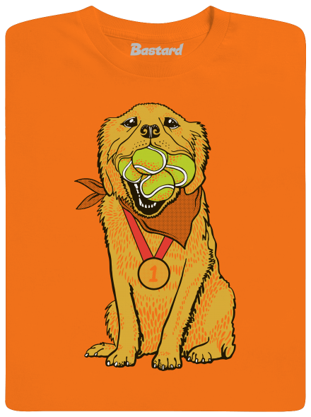 Zlatý retrívr pánské tričko Orange