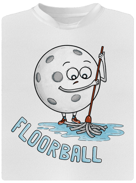 Floorball dětské sportovní tričko White