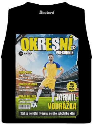 Fotbalová hvězda dámské tílko volné Black