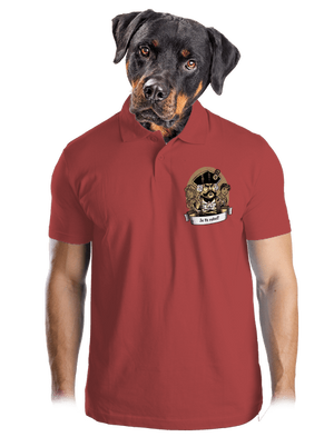 B14: S čerty nejsou žerty pánská polokošile Burgundy