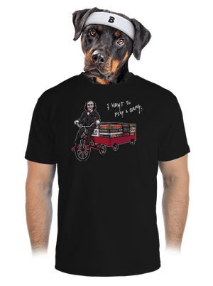 Chci si zahrát hru pánské sportovní tričko Black