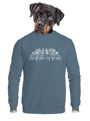 Cimrman: Debil, blbeček unisex mikina bez kapuce Nordic Blue