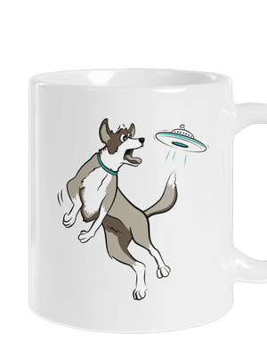 Létající talíř klasický hrnek White