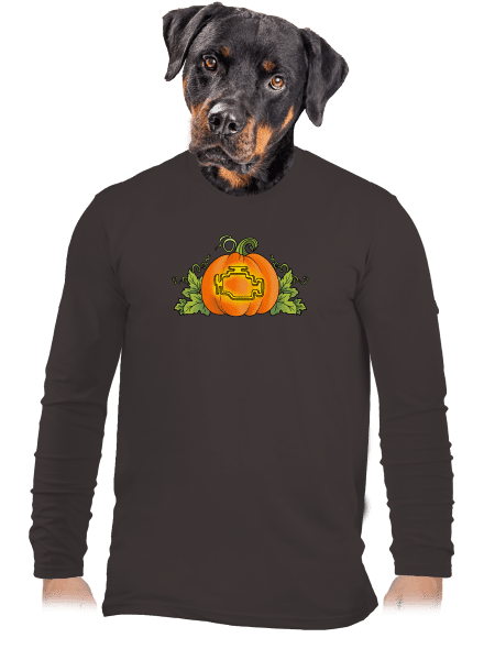 Strašidelný Halloween pánské dlouhý rukáv Bear Brown