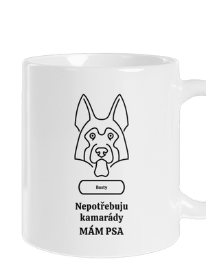 Nemůžu, mám psa klasický hrnek White