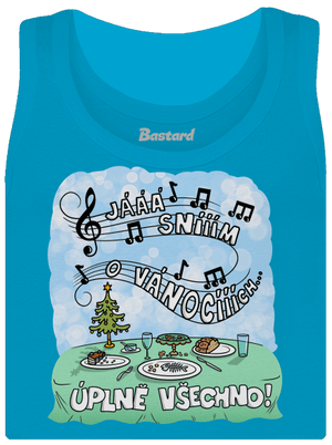 Sním o Vánocích dámské tílko klasické Blue Atol