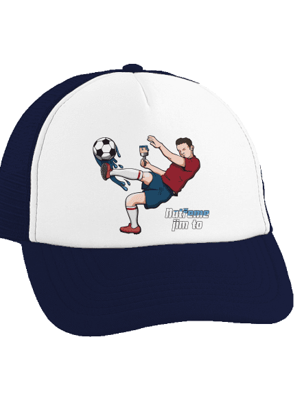 Natřeme jim to - Fotbal kšiltovka truckerka French Navy cap