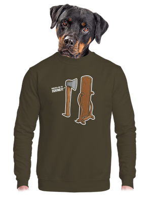 unisex mikina bez kapuce