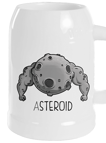Asteroid půllitr White