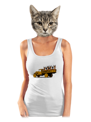 Zásobování dámské tílko klasické White