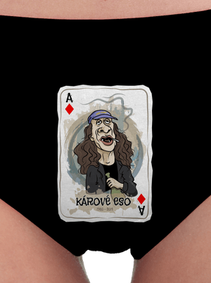 Kárové eso Jirky Káry dámské kalhotky Black