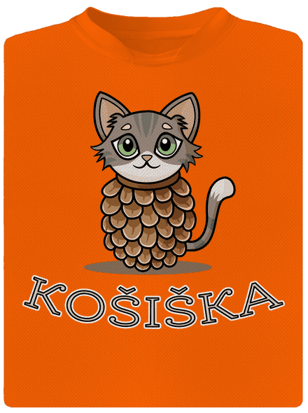 Košiška dětské sportovní tričko Neon Orange