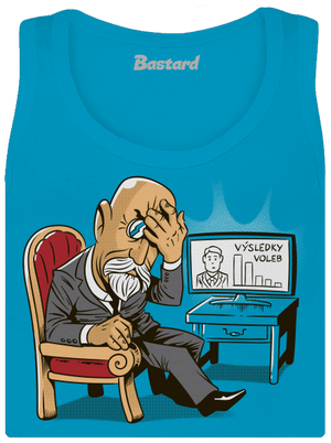 Masaryk dámské tílko klasické Blue Atol