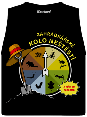 Kolo neštěstí dámské tílko volné Black