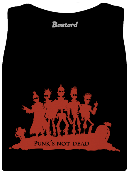 Punks Not Dead dámské tílko klasické Black