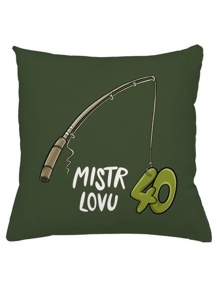 Narozeninový mistr lovu polštář Olive Green