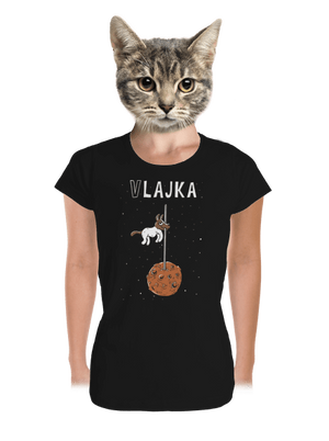 Vlajka dámské tričko premium Black