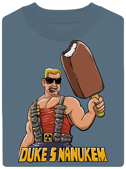 Duke s nanukem unisex mikina bez kapuce Nordic Blue