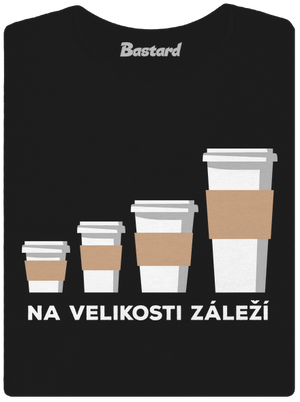 Na velikosti záleží dámské tričko Black