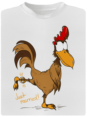 Novomanželé pánské sportovní tričko White