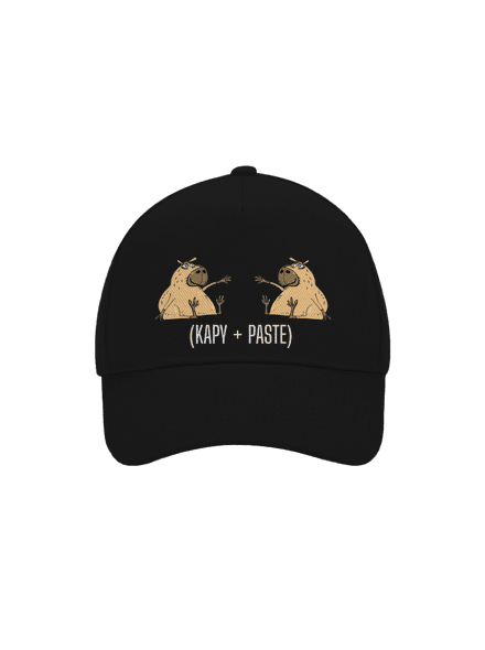 Kapy paste kšiltovka baseballka Black