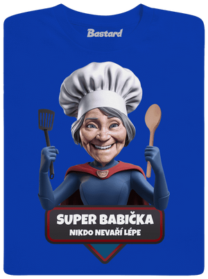 Super babička pánské tričko Royal Blue