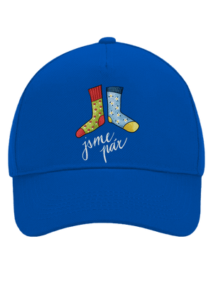 Jsme ponožkový pár kšiltovka baseballka Bright Royal