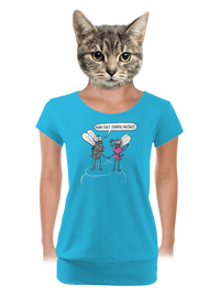 dámské tričko s lemem