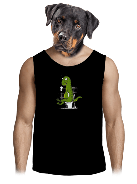 Rexíkův problém pánské tílko Black