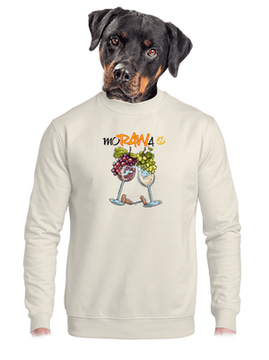 unisex mikina bez kapuce