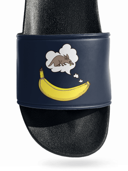 Samice hrabáče pantofle Navy