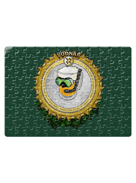 Pivní horoskop: Vodnář puzzle White