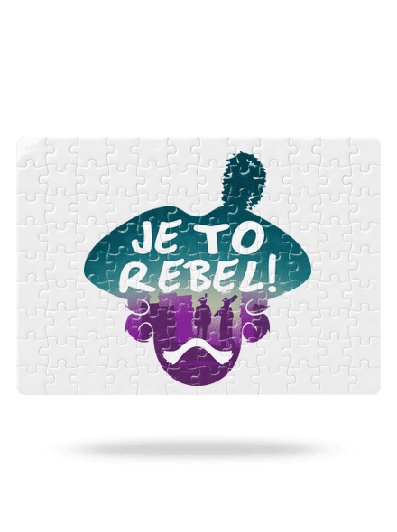 Je to rebel puzzle White