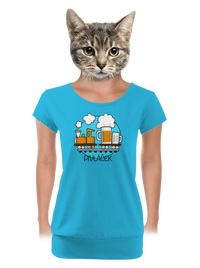 dámské tričko s lemem