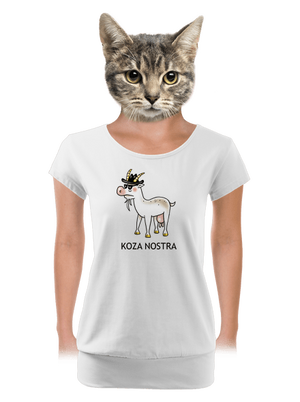 dámské tričko s lemem